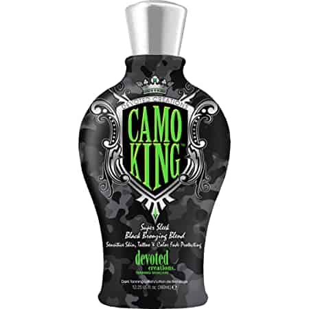 Devoted Creations CAMO KING Black Bronzing Lotion Happylifeguru