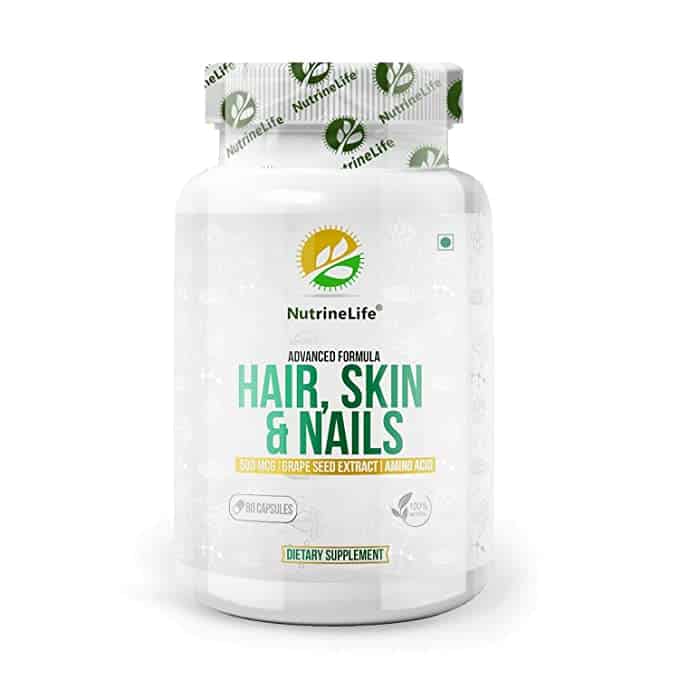 Nutrinelife Biotin 30 Mcg Hair Skin and Nail Supplement
